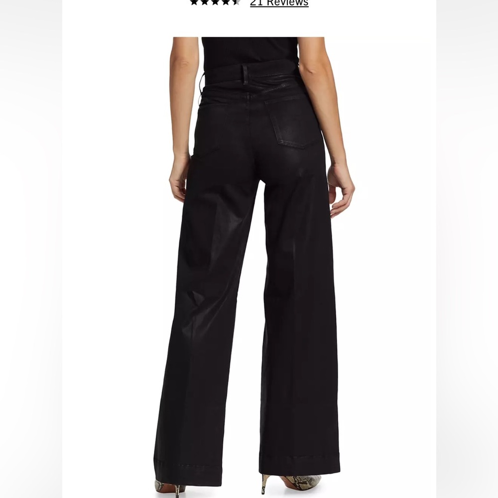 NWT Joes Jeans Mia pant coated black leather